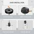 47Inches E26 Bulbs 1 Pack hansang Pendant Lights Kitchen Island, Modern Black Pendant Light Fixture, Kitchen Ceiling