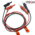 10A 1m Alligator Clip - Banana Plugs Test Lead for Lab Power Supply Electronic Load A Pair of Red and Black Test Line IT-E30110-AB