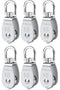 Cable Pulley, Swivel Rope Pulley Block, 304 Stainless Steel Heavy Duty Pulley for Gym Equipment
