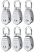 Cable Pulley, Swivel Rope Pulley Block, 304 Stainless Steel Heavy Duty Pulley for Gym Equipment