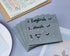 ONLYKXY 4 Pack Transparent Sticky Notes - 7.6x7.6CM Self-Stick Book Tabs, 200 Sheets Waterproof PET Markers, Dark Grey