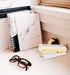 Gold Acrylic Stapler Set, Desk Accessory & Decoration Kit, Includes Clear Stapler, 1000 Staples, Tape Dispenser