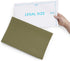 Blue Summit Supplies Legal Size Hanging File Folders, 2" Expansion, 1/3 Cut Tabs, 25 Pack, Standard Green