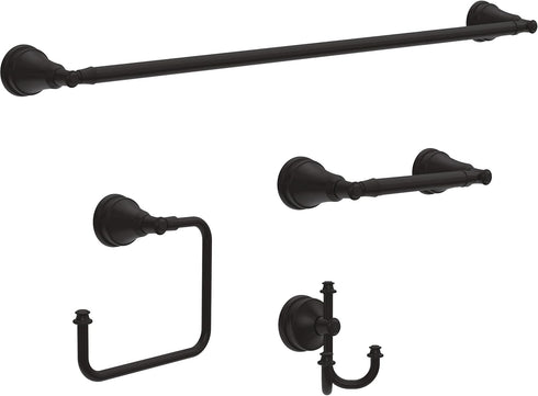 Delta MYN18-MB Mylan 18-in Wall Mount Towel Bar with 6-in Extender, Bath Hardware Accessory