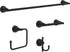 Delta MYN18-MB Mylan 18-in Wall Mount Towel Bar with 6-in Extender, Bath Hardware Accessory
