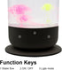 7 Estink Jelly Fish Lamp Aquarium Light, RGB Cylindrical Jelly Fish Night Light Color Changing Table Lamp for Home