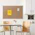 Mead Cork Bulletin Board, Framed 3' x 2' Message Board with Aluminum Frame (85361)