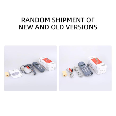 C019 Telephone Network Cable Tester Butt Test Tool Set with Connectors and Joiner for Lineman