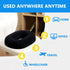 Tailbone Donut Pillow Seat Cushion for Pain Relief - Orthopedic Gel & Memory Foam with Cooling Layer, Non-Slip Base