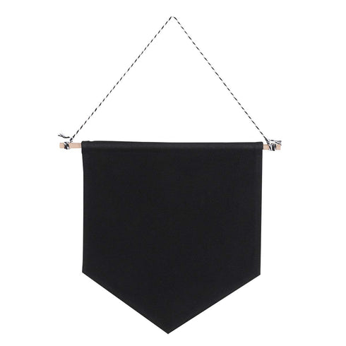 Pin Wall Display Banner, Enamel Lapel Badge Flag Canvas, Black Wall Banner Size