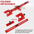 Waylenbo 4 1 in Router Milling Groove Bracket, Aluminum Alloy Router Circle Cutting Jig & Cabinet Hardware Locator