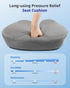 Navenwelle Tailbone Seat Cushion, Extra Large Memory Foam Office Chair Cushion, Ergonomic Pressure Relief Car Seat Pad