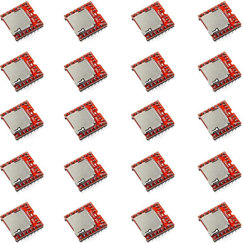 Smartmiao SZ 20pcs red Mini MP3 Player