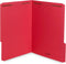 Blue Summit Supplies Red Legal File Folders with Fasteners, Legal Size, 50 Pack, Durable 2 Prongs