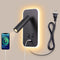 AWEKLIY Wall Mounted LED Reading Light for Bed Headboard, Bedside Wall Sconces USB