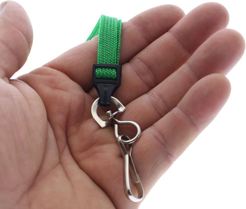 Specialist ID Bulk 25 Pack - Premium Breakaway Lanyards for ID Badges, Metal Swivel J Hook, 36 Inch Length