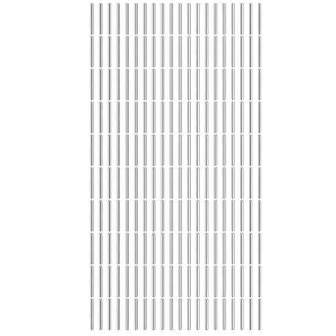 uxcell 200Pcs 2 mm x 22 mm Dowel Pins, 304 Stainless Steel Cylindrical