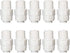 Malida Male Push To Connect Tube Fitting, Quick Connector for Water Purifiers (1/4 NPT Male x 1/4 OD Tube)