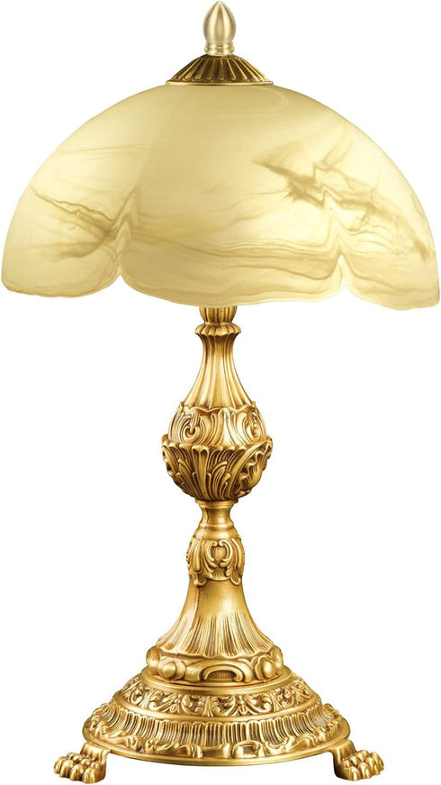 1.3" 2 Set 1/4-27 PATIKIL Tall Brass Lamp Finials Cap Knob, Threaded Lamp Screw Holder Tapped for Table and Floor Lamp
