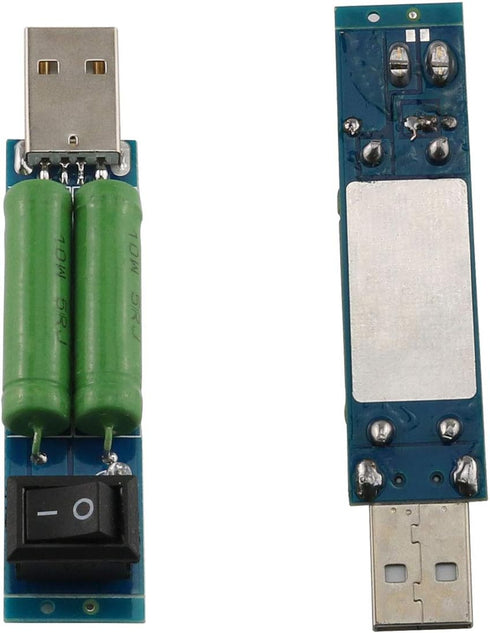 E-outstanding 2pcs Load Resistance Module, 5V1A/2A Switchable Load Resistance Electronic Load Detector