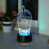 EXIGENT 3D Boba Bubble Milk Tea Acrylic LED Lamp Night Light Flashing Cool (BobaLamp)