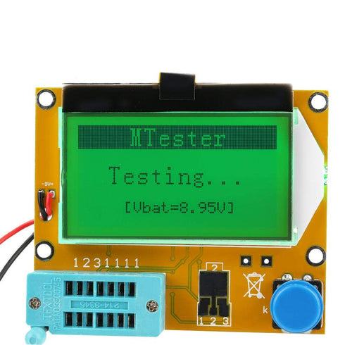 ESR Capacitor Meter, Walfront LCD Graphical Multifunction Tester for Transistor, Resistor, Inductor, Capacitor