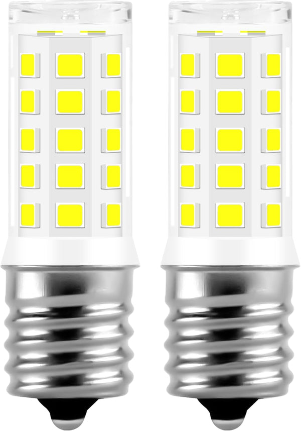 5304517886 Kei D28A Refrigerator Light Bulb Replacement, E17 LED Bulb, 3W AC100-130V 6000K Daylight White, 2PACKS