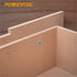 POWERTEC 1/4-20 T Nuts, 50 Pcs | 4 Pronged Tee Nuts for Bolts, Threaded Inserts for Wood Working, Rock Climbing Holds,