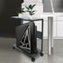 Ageanbri 2-Tier 20kg/44lbs Computer Carts & Machine Stands Rolling Computer Stand Each Layer Max Load-Bearing PC Stand