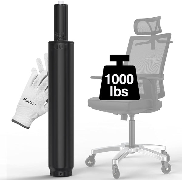 Heavy-Duty Office Chair Cylinder Replacement, Fits Most Chairs, Class 4 Hydraulic Pneumatic Piston, Universal Size