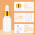 6 Pack Dropper Bottle for Essential Oils, 15ml Empty Liquid Holder with Glass Eye Dropper and Golden Caps