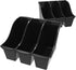 Storex Small Book Bin, Linking Storage Bins, Dry Erase Surface, 11.75" x 8.5" x 4.5", Onyx, 6-Pack