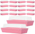 FESTFENDS 50pcs Large Rectangular Sandwich Boxes with Plastic Lids, Bakery Takeout Containers for
