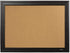 Quartet Cork Bulletin Board, Framed Black Corkboard, 11” x 17” Message Board (79279)