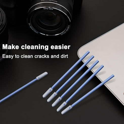 Wellgler's Lint Free Cleaning Swabs, Lab Swabs for Electronics Cleaning, Automotive Detailing, Gun Cleaning, 500PCS