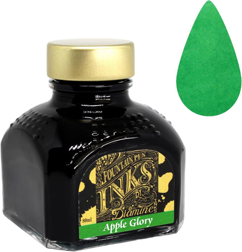 Diamine 80ml Fountain Pen Ink Bottle, Apple Glory Turquoise