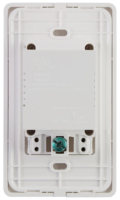 EG-U205 High Speed Dual USB Charger, 4.2A with 15A Tamper Resistant Wall Receptacle, 2 Outlets, White