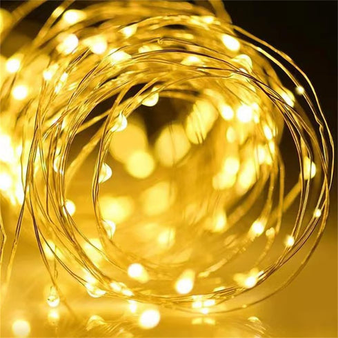 WESEN 300 Outdoor-2Pack, 110FT 8 LED Christmas String Lights Indoor Solar String Lights with Lighting Modes, Twinkle