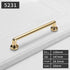 Aoleegatt Decor(5231-128) Minimalist Gold Long Furniture Handles Wardrobe Kitchen Cupboard Cloakroom Bedside Cabinet