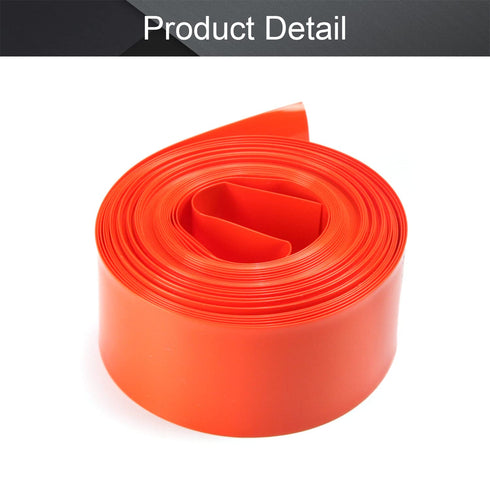 Othmro 16.4Ft Battery Heat Shrink Tubings Kit, 0.91inch Flattening Width Insulation PVC Tubes