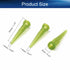 Auniwaig 100Pcs 14Ga Plastic Tapered Dispenser Needles, Olive PE, Luer Lock, for Oil or Glue Applicator