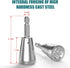 2PCS 6mm 9-22 Wire Twister Tool for Drill, Wire Nut Twister for Electrical Power Drill, Hex Shank Cable Wire Twisting