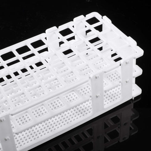 Eowpower Detachable Plastic Lab Test Tube Rack Holder for 16mm Test Tubes, 60 Holes, Pack of 1
