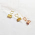 Gold Binder Clips Small, Cat Shaped 3/4-Inch Medium Gold Paper Clips for Office Decor Supplies (12pcs)