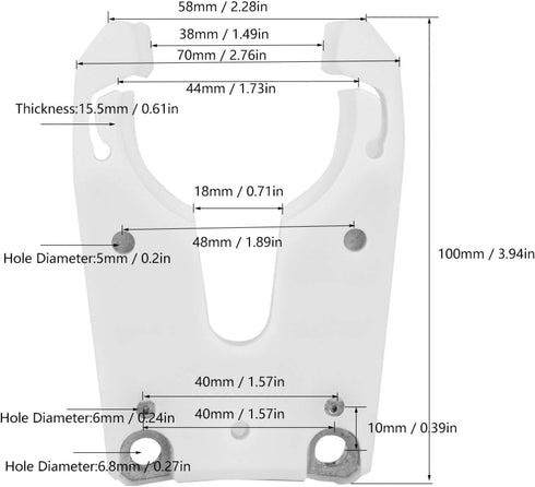 Tool Fork - ISO30 Woodworking Tool Holder Clamp Cradle Fork Claw for CNC Machining Center