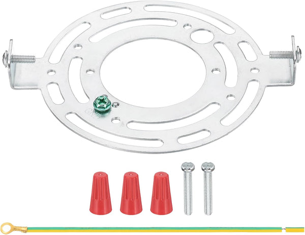 PATIKIL 125mm (4.9") Universal Light Fixture Mounting Bracket Kit, Light Crossbar Round