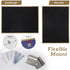 INNOVART Black Cork Bulletin Board, 24" X 18" with 10 Push Pins, Gold Aluminum Frame