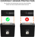 woolsche Home,5 2.38-Gallon Shredder,P-4 4-Mode Paper Shredder for Sheet Desktop Cross Cut with Basket Security Level