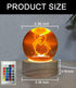 Zabalar 3D Crystal Dolphin Ball Light with Colorful LED Light Base,Heart Dolphin Lamp for Room,Color Changing Animal
