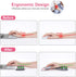 MOSISO Wrist Rest Support for Mouse Pad & Keyboard Set, Ergonomic Non-Slip Cushion, Pain Relief, Gray
